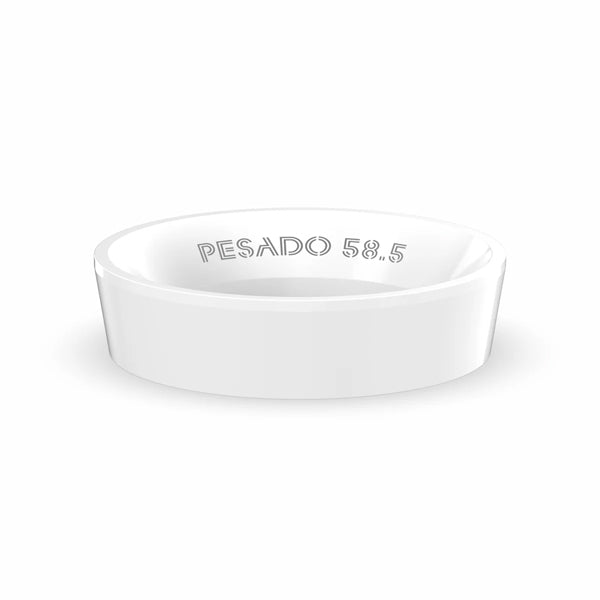 Pesado White Magnetic Dosing Ring in 54mm Size for Coffee Portafilters