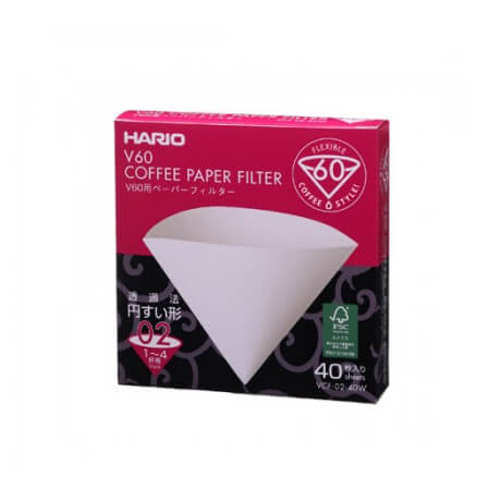 V60 2 Cup (40PCS) Filters, simple, Barista Warehouse - Barista Warehouse