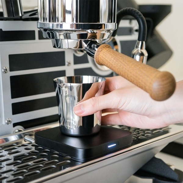 Acaia Umbra Lunar Mini Scale compact display free espresso scale for precise connected brewing