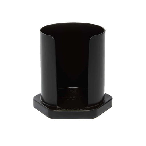 AeroPress black filter holder accessory for coffee brewing and easy paper filter storage