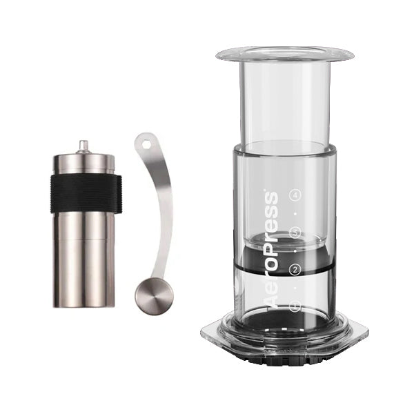 Aeropress Clear Coffee Maker Bundle Ten Mile Mini