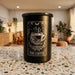 Airscape 7 limited edition engraved art series black stainless steel coffee bean storage canister with airtight lid