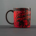 Bialetti Stranger Things Heat Sensitive Mug revealing red Demogorgon design when filled with hot liquid