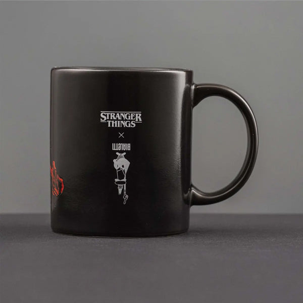Bialetti Stranger Things Heat Sensitive Mug with colour changing Hawkins inspired design