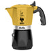 Bialetti Brikka Moka Pot 4 cup yellow