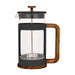 Bialetti Woody Coffee Press 1L Dark with wood-look handle and durable glass body