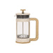Bialetti Woody Coffee Press 350ml Cream with wood look handle and sturdy glass body