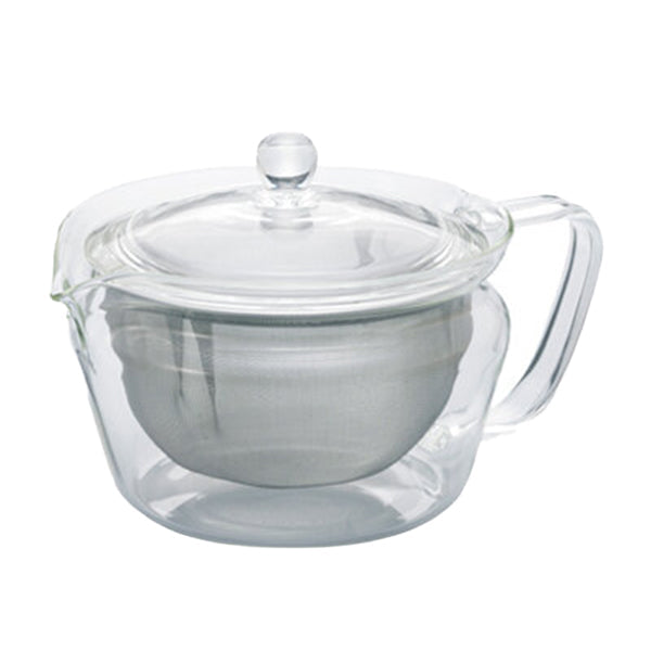 Hario Cha Cha Kyusu Zen Glass Teapot, 450ml, CHZ-45T for brewing tea