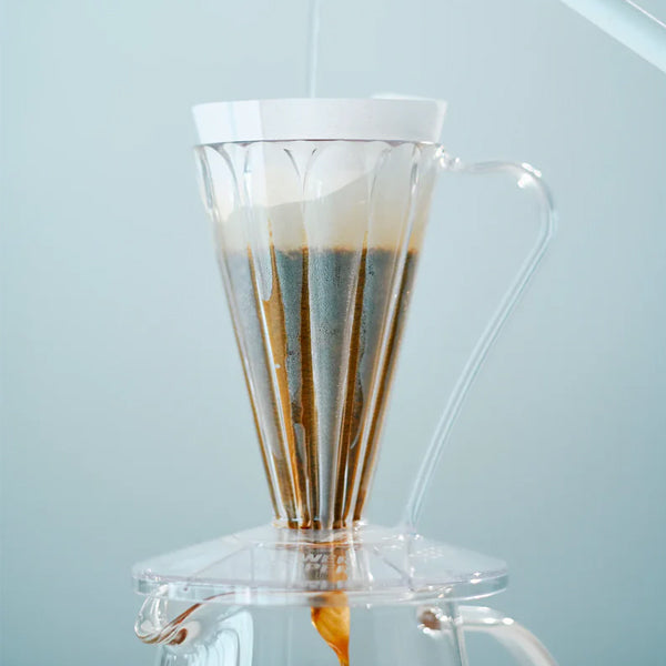 Cafec Abaca Plus Deep 27 coffee filter papers for smooth extraction with Cafec Deep 27 pour over dripper
