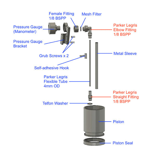 Cafelat Robot Exploded Diagram