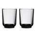 Fellow Pirch latte glasses smoke grey