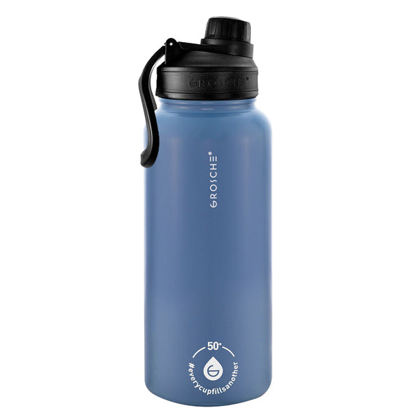 GROSCHE Chicago Steel Infuser Tumbler 32oz blue