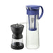 Hario Cold Brew Pot and Grinder Bundle Blue