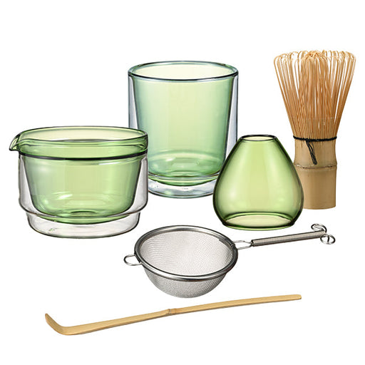 Hario Matcha Collection Set in Mint Green Finish with Tea Whisk and Spoon