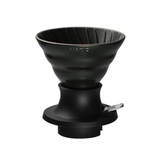 Hario Purion Switch Dripper in Volcano Black, Size 02, for Immersion Pour Over Brewing