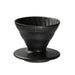 Hario Purion Clay Volcano Black, compatible with V60 dripper size 02—600 ml