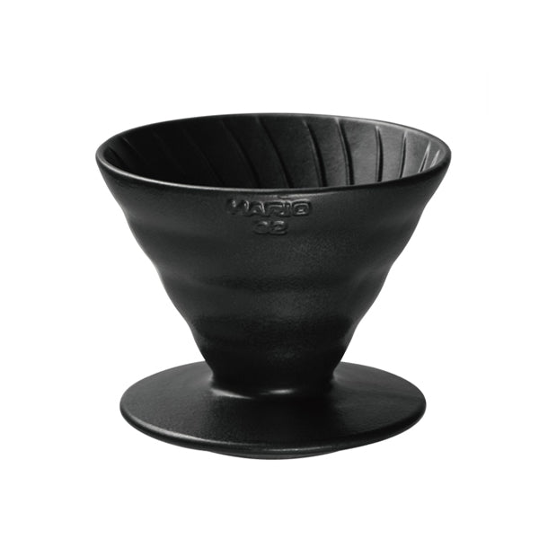 Hario Purion Clay Volcanic Black for V60 dripper, Size 02 (600 ml)