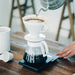 Hario V60 white ceramic pour over coffee set
