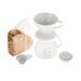 Hario V60 ceramic pour over coffee set white