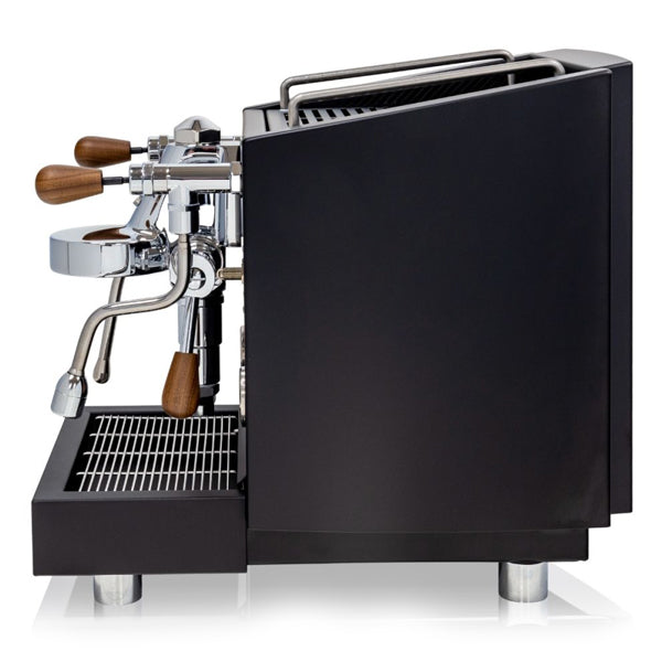 Izzo Vivi Dual Boiler Duetto PID Coffee Machine Nero with Walnut handles