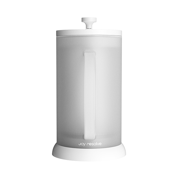 Joy Resolve French Press in White, 1000ml Capacity