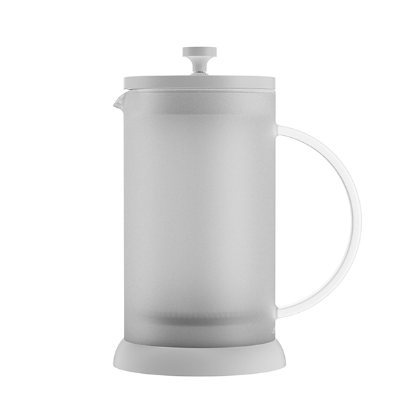 Joy Resolve French Coffee Press in White