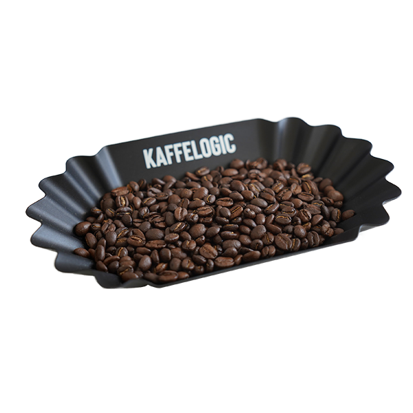 Kaffelogic bean tray black coffee roaster accessory for collecting and cooling roasted coffee beans
