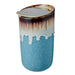 Leaf & Bean Stoneware Travel Mug Blue Brown