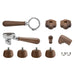 Walnut wood upgrade kit for Lelit espresso machines