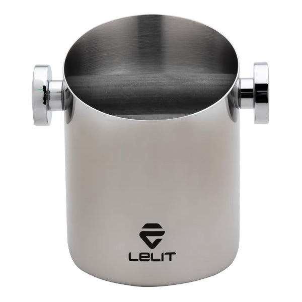 Cylindrical knock box for Lelit espresso machines