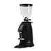 Macap Supra 83 Black espresso coffee grinder with 83mm flat burrs for fast and consistent café service