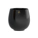 Ni Wares Bouba Black handcrafted ceramic cup with dual lip design for enhanced coffee tasting experience
