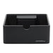 Normcore compact coffee knock box in black