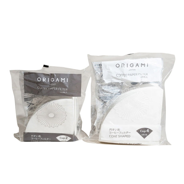 Origami Cone Shaped Paper Filter