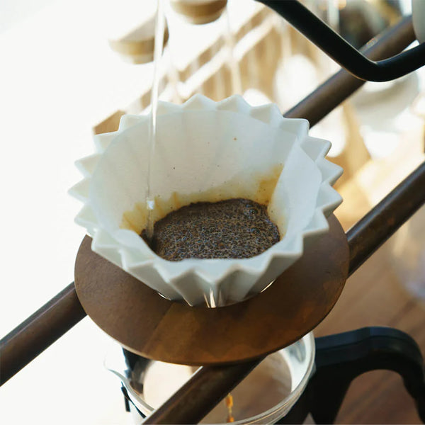 Origami Cone Shaped Paper Filter