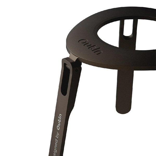 OutIn Foldable Coffee Stand aluminium unibody design for lightweight and stable portable coffee brewing