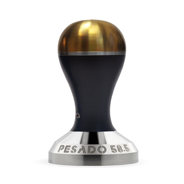 PESADO 58.5 Metal Tamper Black Gold 58.5mm