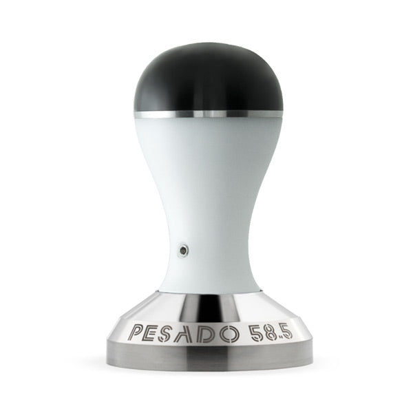 PESADO 58.5 Metal Tamper White Black 58.5mm