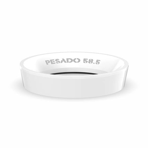 Pesado Magnetic Dosing Ring in 58mm White for Precision Coffee Dosing