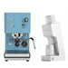 Profitec GO 2.0 Sky Blue Varia VS4 White Espresso Machine Bundle