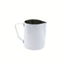 Rhino Pro Stealth Pitcher White 12oz non stick milk jug with precision spout for smooth latte art pours
