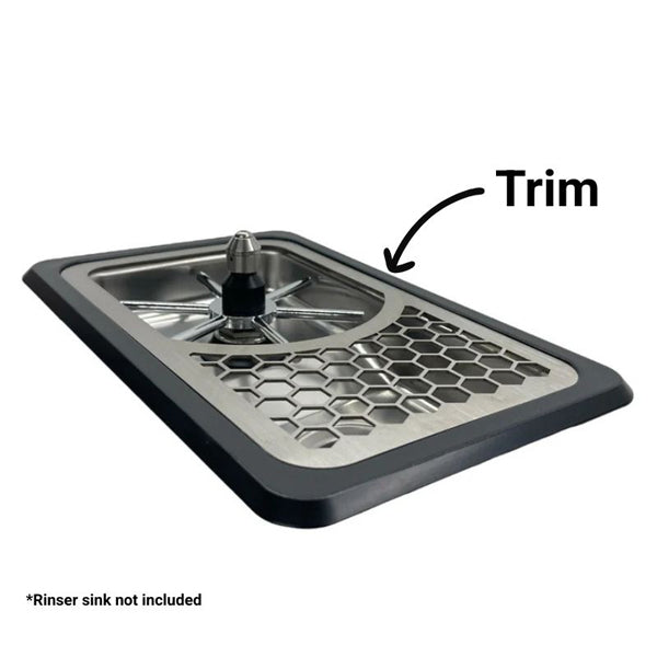 Rhino x Caffewerks Mini Rinser Trim kit for professional coffee station cleaning