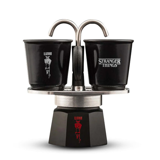 Bialetti Stranger Things Heat Sensitive Mini Express with 2 Bicchierini espresso cups