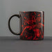 Stranger Things Heat Sensitive Mug with colour changing Demogorgon artwork