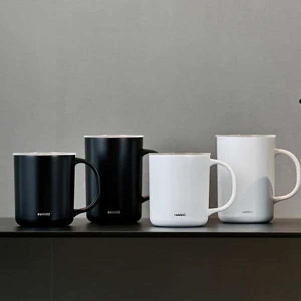 Hario Thermal Mug - black and white