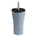 Sttoke 20oz straw cup Bondi Blue reusable iced coffee cup with ceramic lining and straw lid