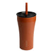 Sttoke 20oz straw cup Desert Sunburst reusable iced coffee cup with ceramic lining and straw lid