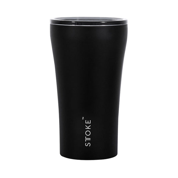 STTOKE Ceramic Reusable Cup Black 12oz