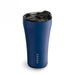 Sttoke Classic Series Blue Magnetic ceramic reusable coffee cup with insulated stainless steel body and ceramic lining