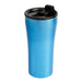 Sttoke Urban Series 16oz Denim Chrome reusable coffee cup with ceramic lining and insulated travel design